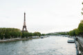 Eiffel Tower & the Seine