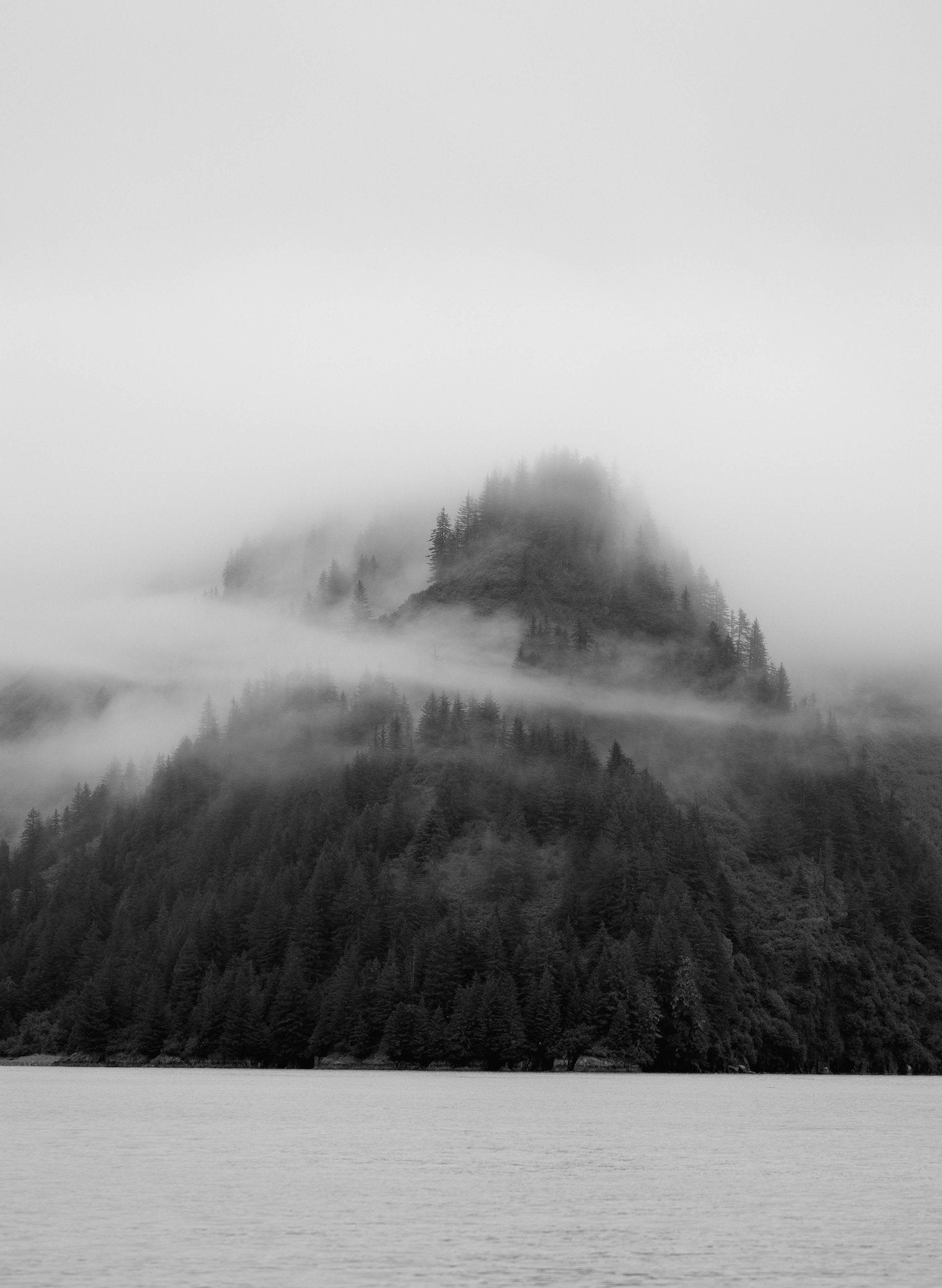 Misty Ridge B&W