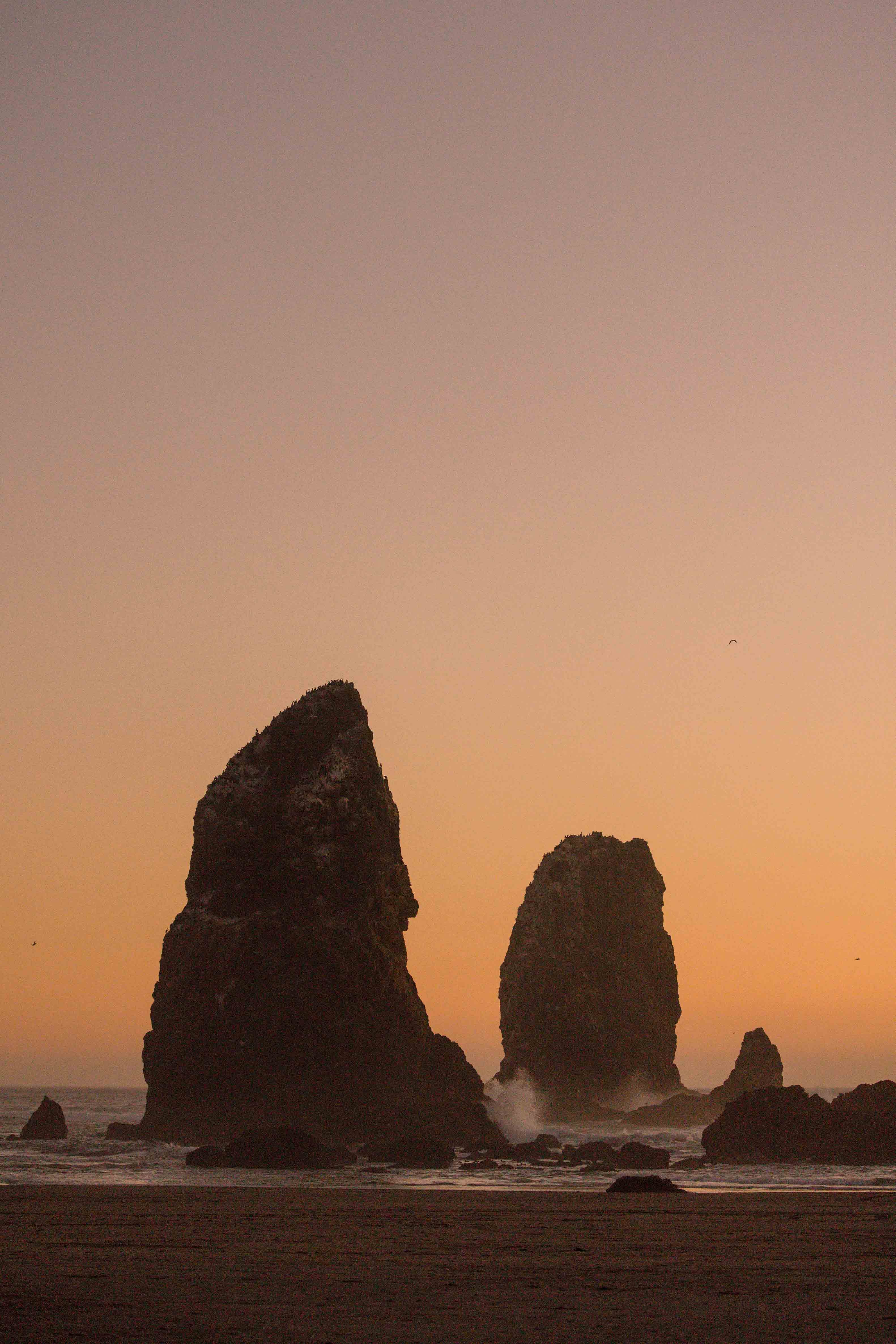 Sea Stacks at Sunset